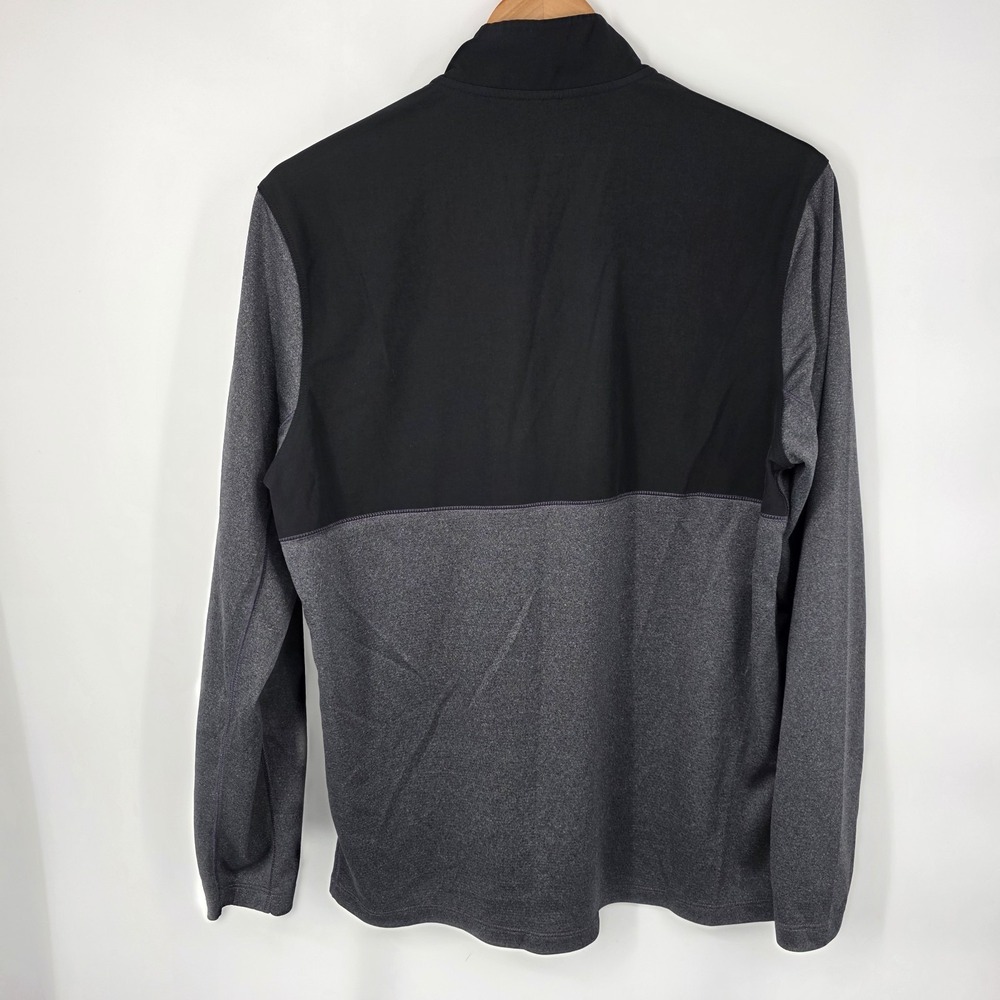 Nike Pullover‎ Mens M Gray Golf Dry Core 1/4 Zip Sweater Long Sleeve Cover Up - Picture 3 of 7